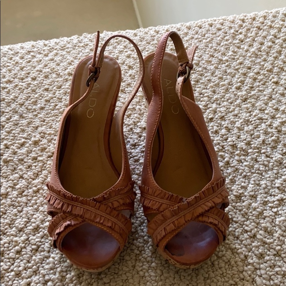 Aldo Wedge Sandals- size 36 or 6